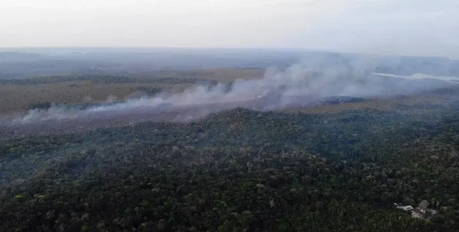 Governo envia 522 brigadistas e 13 aeronaves para conter incêndios no oeste do Pará
